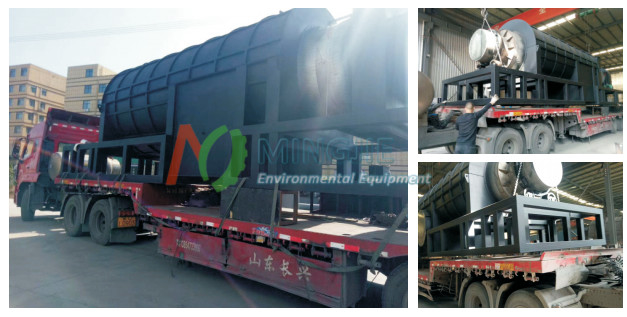 Henan Mingjie Environmental Equipment Co., Ltd. productielijn van de fabrikant